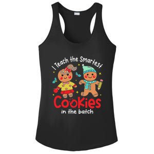 I Teach The Smartest Cookies In The Batch Christmas Teacher Ladies PosiCharge Competitor Racerback Tank