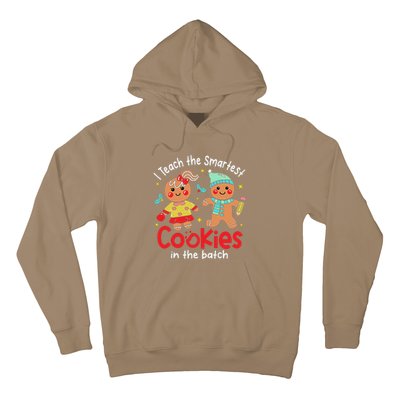 I Teach The Smartest Cookies In The Batch Christmas Teacher Hoodie