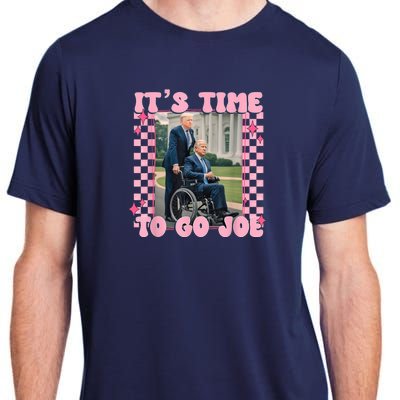 Its Time To Go Joe Funny Trump 2024 Adult ChromaSoft Performance T-Shirt