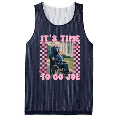 Its Time To Go Joe Funny Trump 2024 Mesh Reversible Basketball Jersey Tank