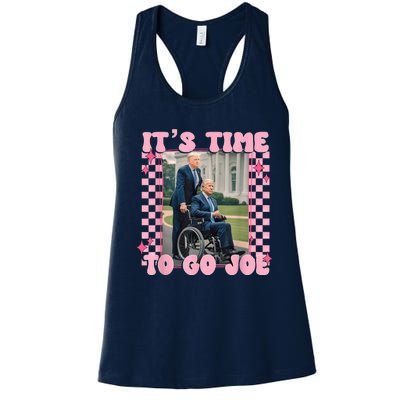 Its Time To Go Joe Funny Trump 2024 Women's Racerback Tank