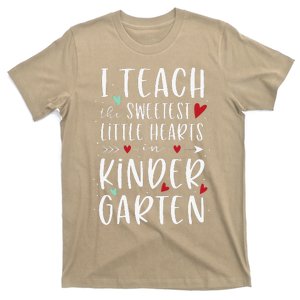 I Teach The Sweetest Little Hearts Valentines Day Teacher T-Shirt