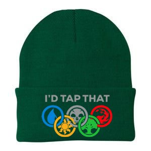 ID Tap That Card Games Untapped Lands Card Games Lovers Knit Cap Winter Beanie