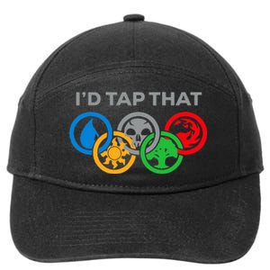 ID Tap That Card Games Untapped Lands Card Games Lovers 7-Panel Snapback Hat