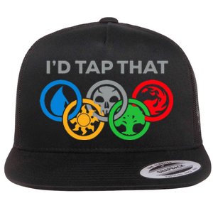 ID Tap That Card Games Untapped Lands Card Games Lovers Flat Bill Trucker Hat