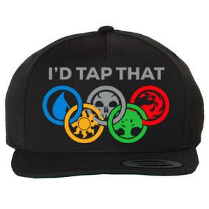 ID Tap That Card Games Untapped Lands Card Games Lovers Wool Snapback Cap