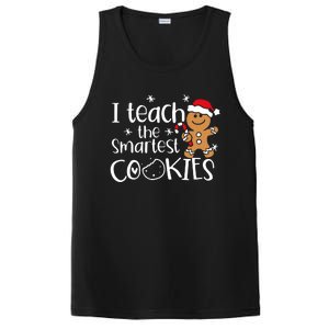 I Teach The Smartest Cookies Christmas Gingerbread Santa Hat PosiCharge Competitor Tank