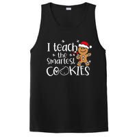 I Teach The Smartest Cookies Christmas Gingerbread Santa Hat PosiCharge Competitor Tank