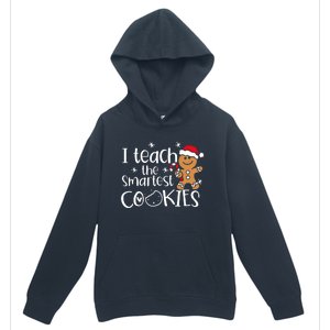 I Teach The Smartest Cookies Christmas Gingerbread Santa Hat Urban Pullover Hoodie