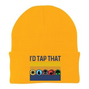 Id Tap That Gathering Magic Guild For Magic Lover Knit Cap Winter Beanie