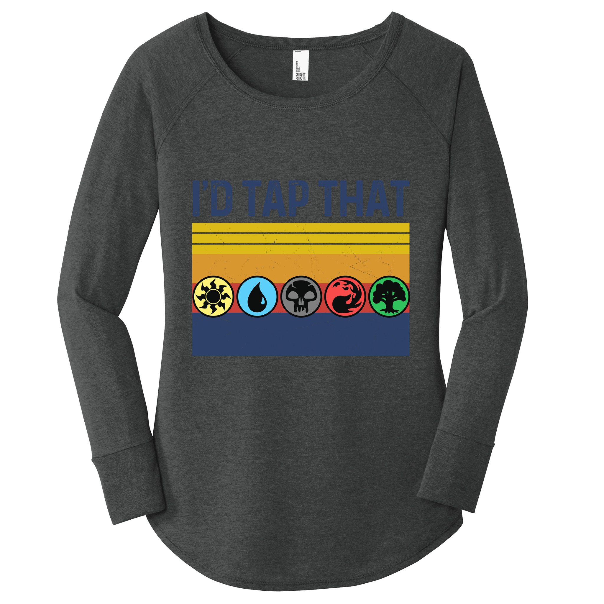 Id Tap That Gathering Magic Guild For Magic Lover Women's Perfect Tri Tunic Long Sleeve Shirt