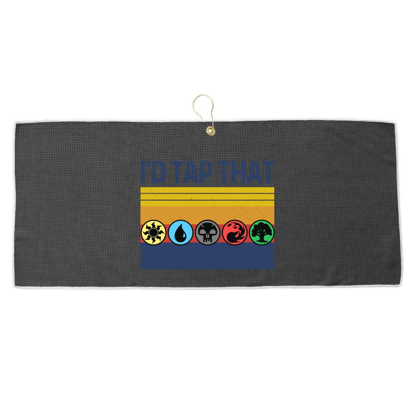 Id Tap That Gathering Magic Guild For Magic Lover Large Microfiber Waffle Golf Towel