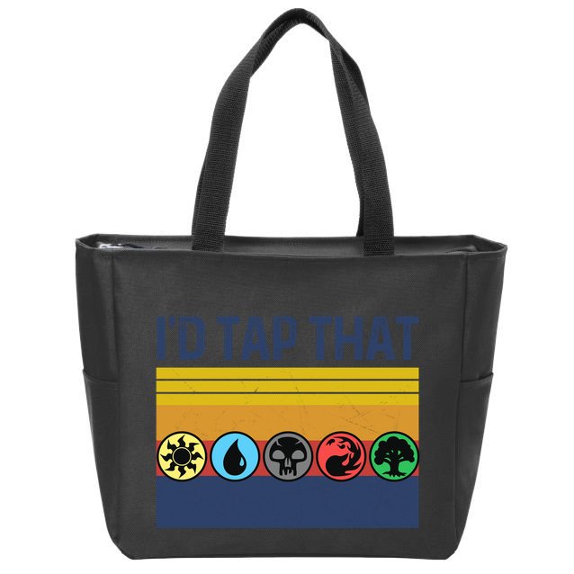Id Tap That Gathering Magic Guild For Magic Lover Zip Tote Bag