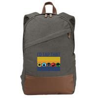 Id Tap That Gathering Magic Guild For Magic Lover Cotton Canvas Backpack