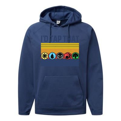 Id Tap That Gathering Magic Guild For Magic Lover Performance Fleece Hoodie