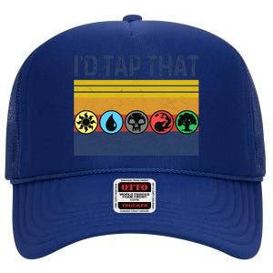 Id Tap That Gathering Magic Guild For Magic Lover High Crown Mesh Back Trucker Hat