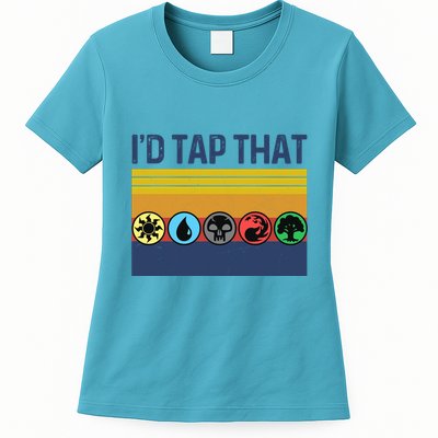 Id Tap That Gathering Magic Guild For Magic Lover Womens T-Shirt