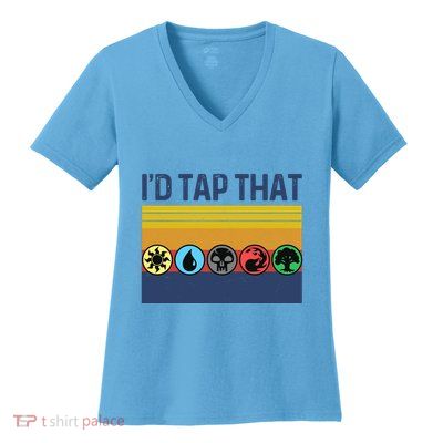Id Tap That Gathering Magic Guild For Magic Lover Women's V-Neck T-Shirt