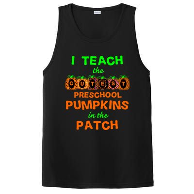 I Teach The Cutest Pumpkins Preschool Gift PosiCharge Competitor Tank