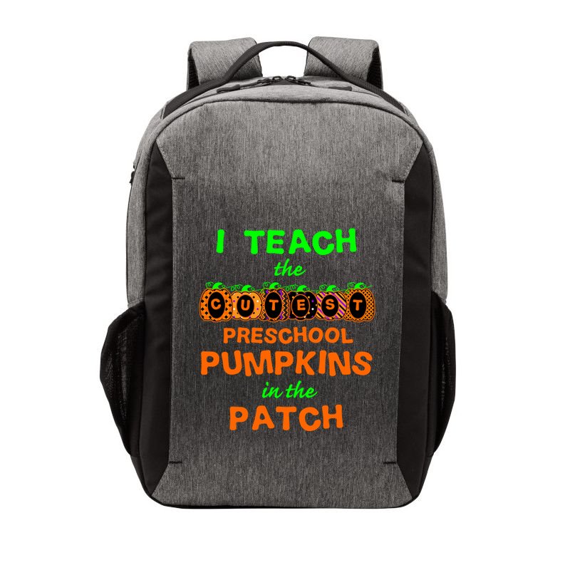 I Teach The Cutest Pumpkins Preschool Gift Vector Backpack