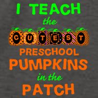 I Teach The Cutest Pumpkins Preschool Gift Vector Backpack