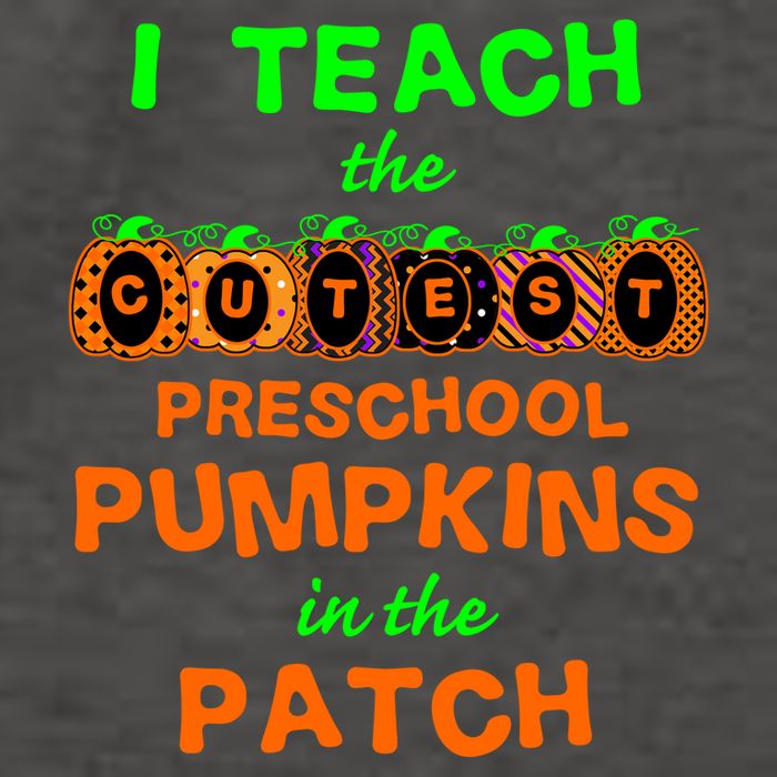 I Teach The Cutest Pumpkins Preschool Gift Vector Backpack