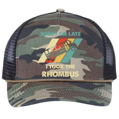 I Took The Rhombus Funny Math Nerd Retro Rope Trucker Hat Cap