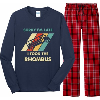 I Took The Rhombus Funny Math Nerd Long Sleeve Pajama Set