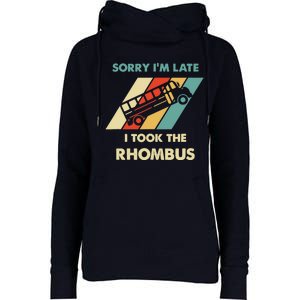 I Took The Rhombus Funny Math Nerd Womens Funnel Neck Pullover Hood