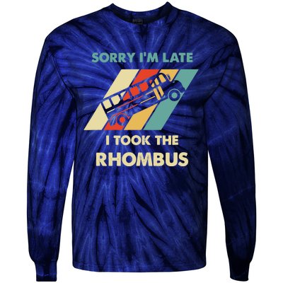 I Took The Rhombus Funny Math Nerd Tie-Dye Long Sleeve Shirt