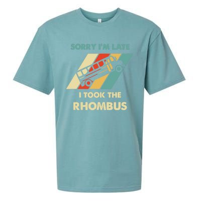 I Took The Rhombus Funny Math Nerd Sueded Cloud Jersey T-Shirt