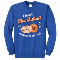 I Teach The Cutest Pumpkins To Talk Fall Speech Therapy Slp Gift Sweatshirt