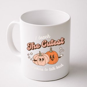 I Teach The Cutest Pumpkins To Talk Fall Speech Therapy Slp Gift Coffee Mug