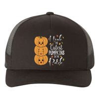 I Teach The Cutest Pumpkins In The Patch Rainbow Girls Boys Yupoong Adult 5-Panel Trucker Hat