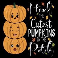 I Teach The Cutest Pumpkins In The Patch Rainbow Girls Boys Cooling Performance Crew T-Shirt