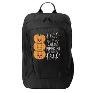 I Teach The Cutest Pumpkins In The Patch Rainbow Girls Boys City Backpack