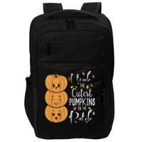 I Teach The Cutest Pumpkins In The Patch Rainbow Girls Boys Impact Tech Backpack