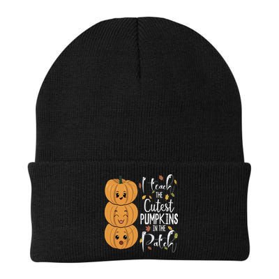 I Teach The Cutest Pumpkins In The Patch Rainbow Girls Boys Beanie