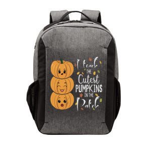 I Teach The Cutest Pumpkins In The Patch Rainbow Girls Boys Vector Backpack