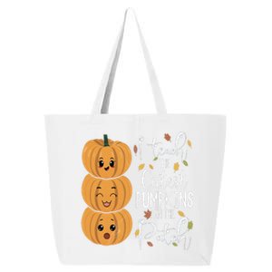 I Teach The Cutest Pumpkins In The Patch Rainbow Girls Boys 25L Jumbo Tote