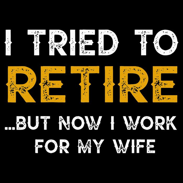 I Tried To Retire But Now I Work For My Wife 16 in Basic Backpack