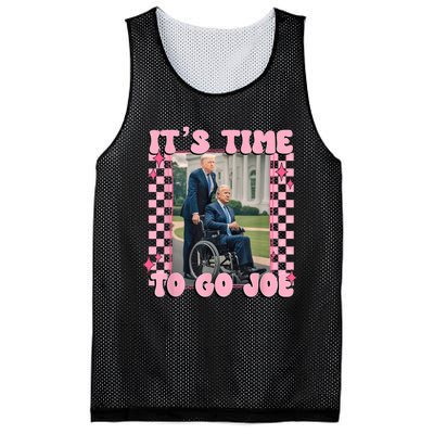 ItS Time To Go Joe Funny Trump 2024 Mesh Reversible Basketball Jersey Tank