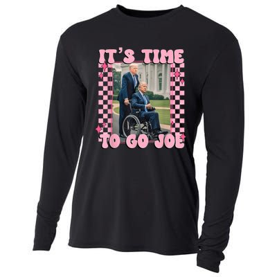 ItS Time To Go Joe Funny Trump 2024 Cooling Performance Long Sleeve Crew