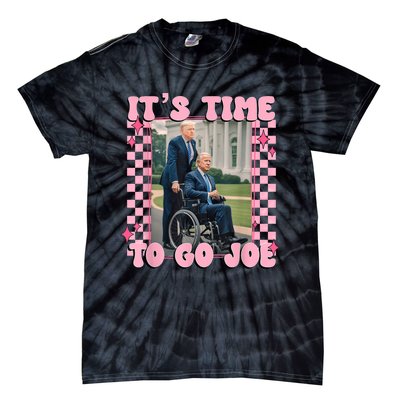 ItS Time To Go Joe Funny Trump 2024 Tie-Dye T-Shirt