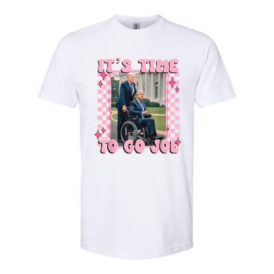 ItS Time To Go Joe Funny Trump 2024 Softstyle CVC T-Shirt