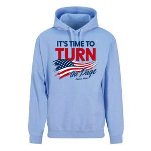 ItS Time To Turn The Page Kamala Harris President Unisex Surf Hoodie