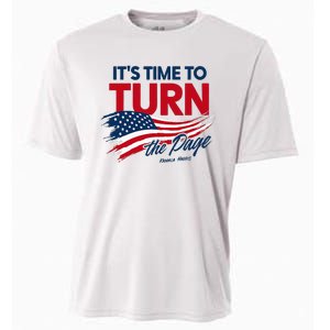 ItS Time To Turn The Page Kamala Harris President Cooling Performance Crew T-Shirt