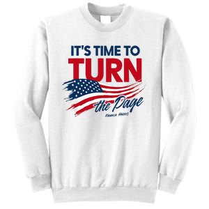 ItS Time To Turn The Page Kamala Harris President Sweatshirt