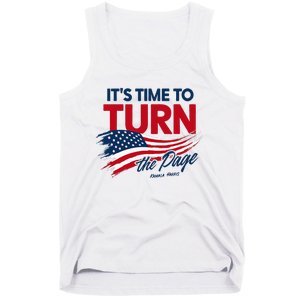 ItS Time To Turn The Page Kamala Harris President Tank Top