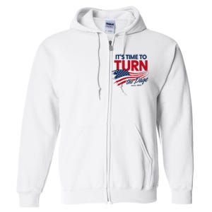 ItS Time To Turn The Page Kamala Harris President Full Zip Hoodie